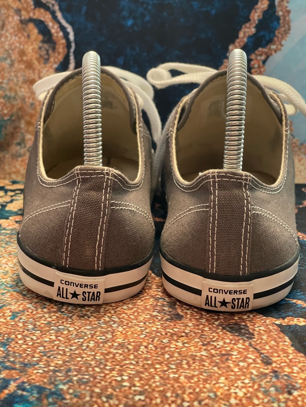 Converse Chuck Taylor All Star Low Top Gray Women’s Size 9 Canvas Sneakers - Picture 6 of 12